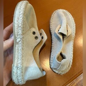 Genuine suede boys espadrilles from Spain! Never worn. US size 10